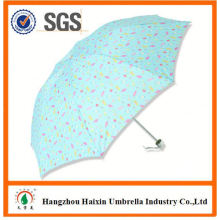 OEM/ODM Factory Wholesale Parasol Print Logo mini 3 folding umbrella